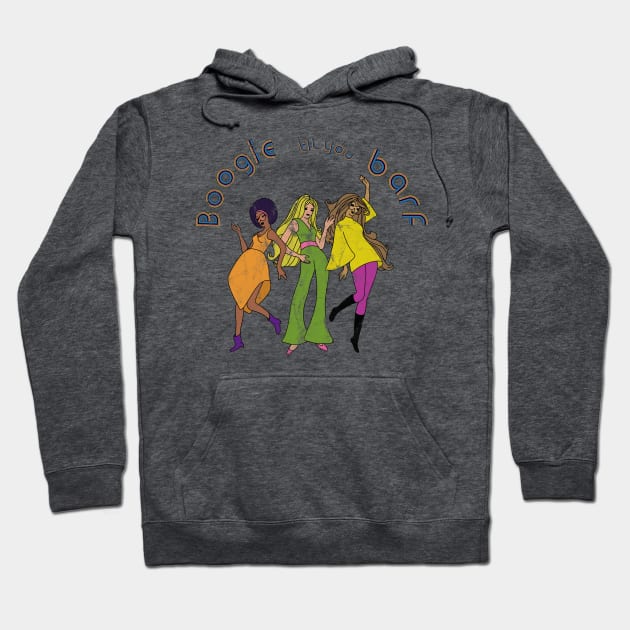 Boogie Til You Barf Hoodie by Slightly Unhinged